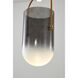 Canada 1 Light 8 inch Gold Single Pendant Lighting Ceiling Light
